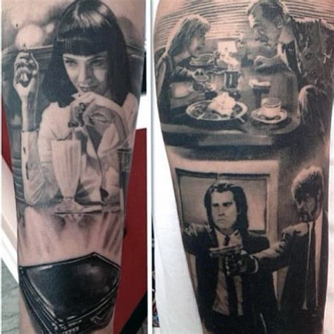 tattoo pulp fiction|40 Pulp Fiction Tattoo Designs for Men